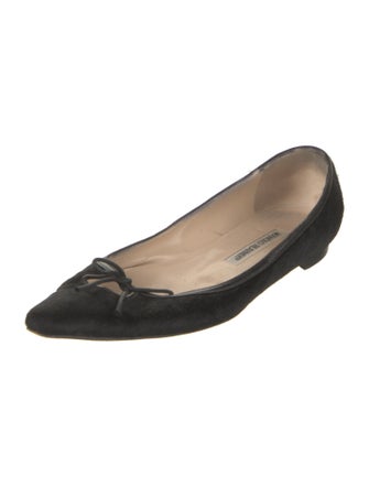 Manolo Blahnik Ponyhair Flats