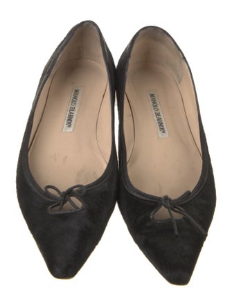 Manolo Blahnik Ponyhair Flats
