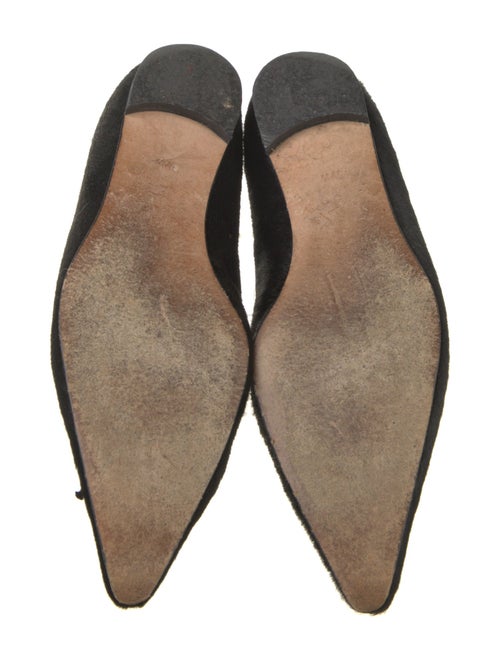 Manolo Blahnik Ponyhair Flats