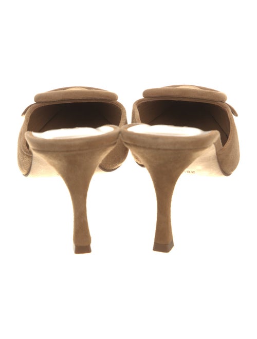 Manolo Blahnik Suede Mules