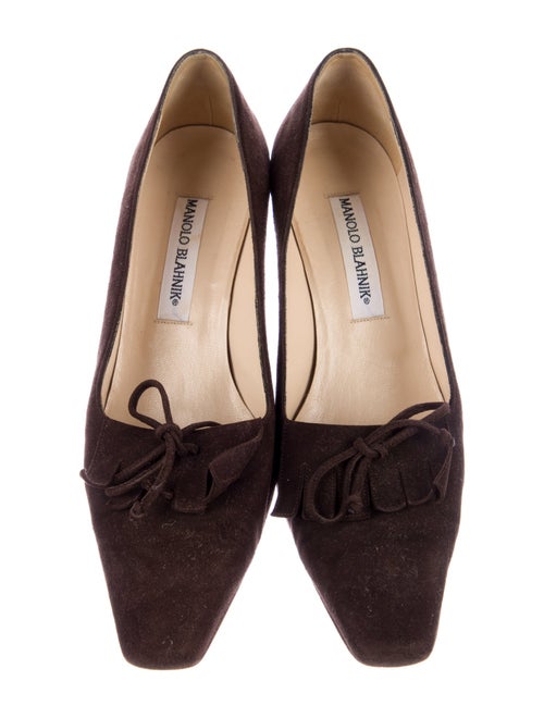 Manolo Blahnik Suede Pumps