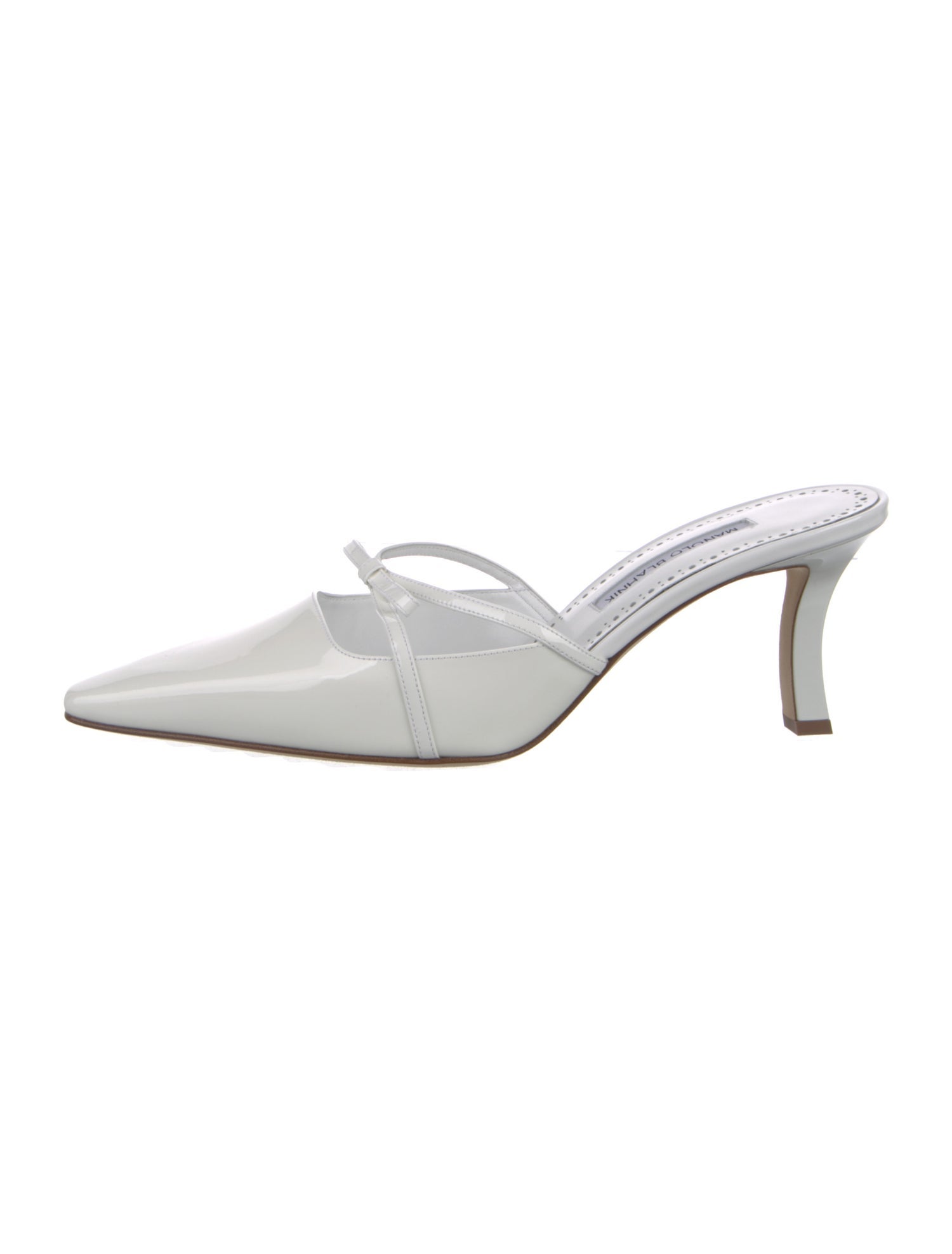 Manolo Blahnik Patent Leather Mules