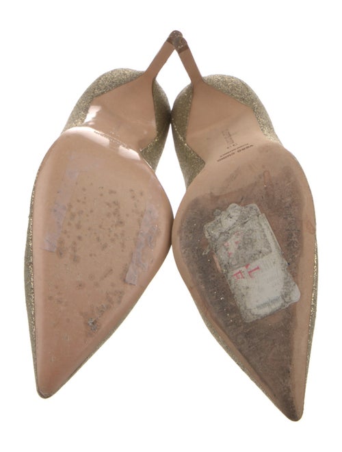 Manolo Blahnik Glitter Glitter Accents Pumps