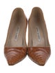 Manolo Blahnik Leather Pumps
