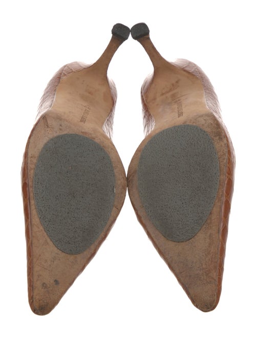 Manolo Blahnik Leather Pumps