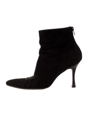 Manolo Blahnik Suede Boots