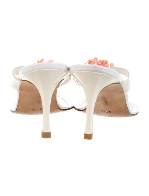 Manolo Blahnik Patent Leather Slides