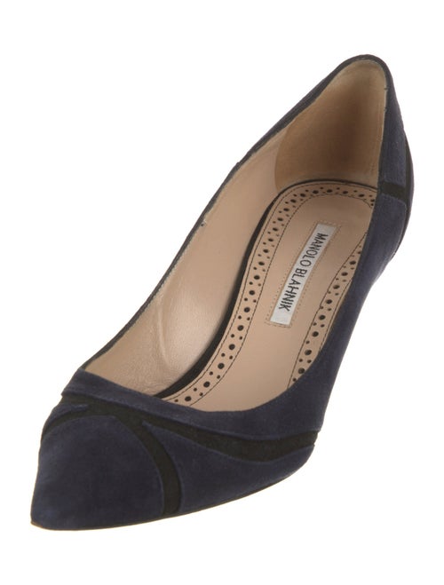 Manolo Blahnik Suede Pumps