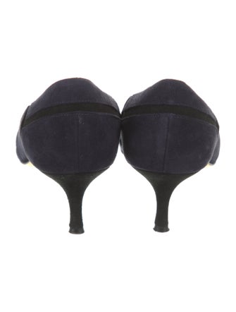 Manolo Blahnik Suede Pumps