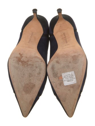 Manolo Blahnik Suede Pumps