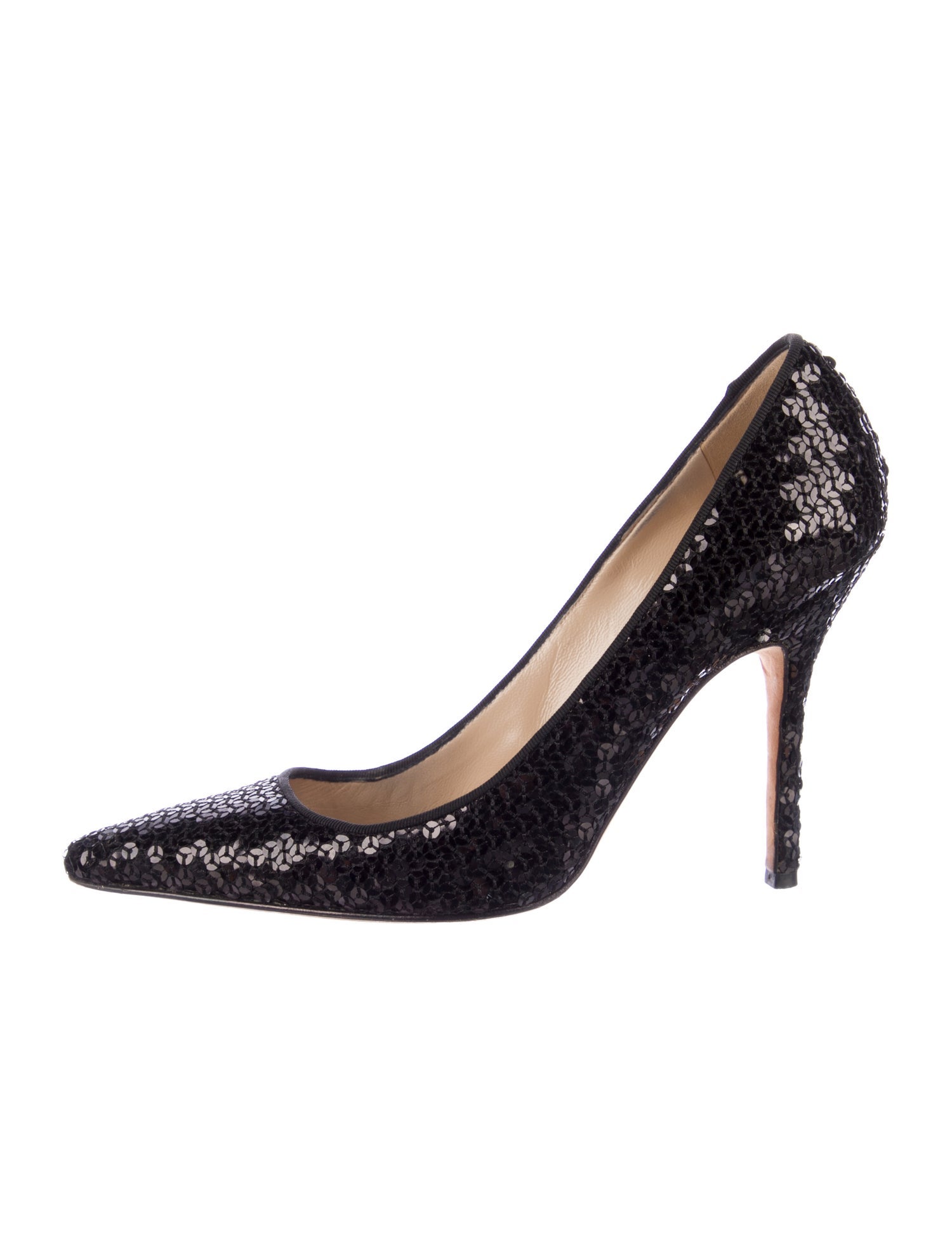 Manolo Blahnik Sequins Sequin Embellishments Pumps