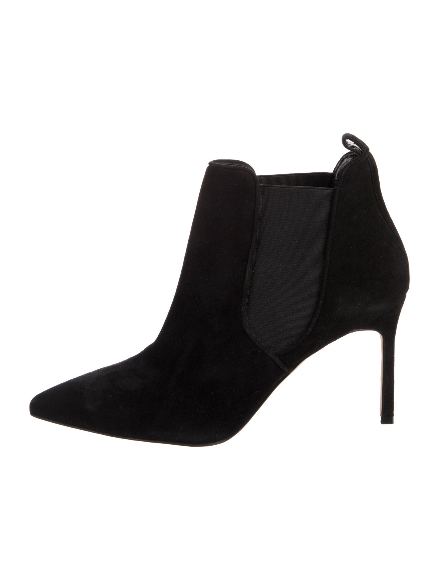 Manolo Blahnik Suede Chelsea Boots