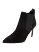 Manolo Blahnik Suede Chelsea Boots