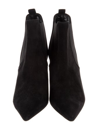 Manolo Blahnik Suede Chelsea Boots