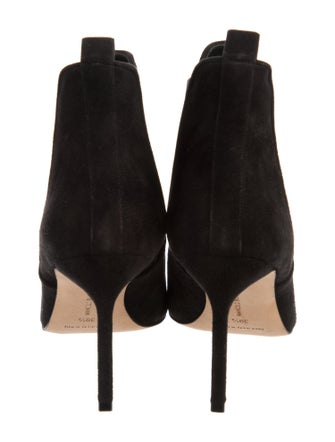 Manolo Blahnik Suede Chelsea Boots