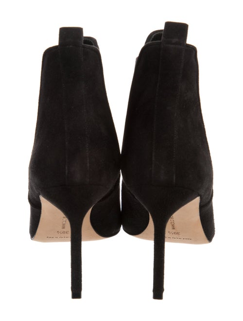 Manolo Blahnik Suede Chelsea Boots