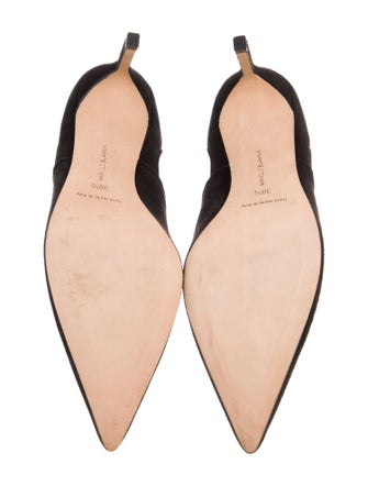 Manolo Blahnik Suede Chelsea Boots