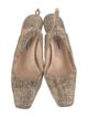 Manolo Blahnik Animal Print Slingback Pumps