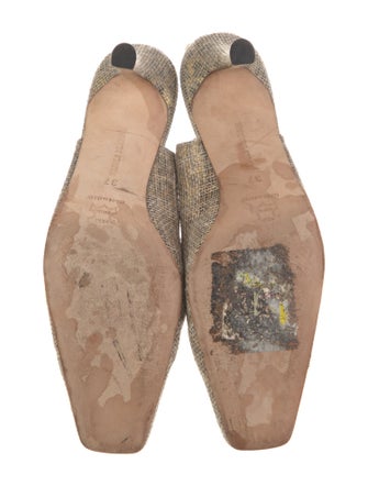 Manolo Blahnik Animal Print Slingback Pumps