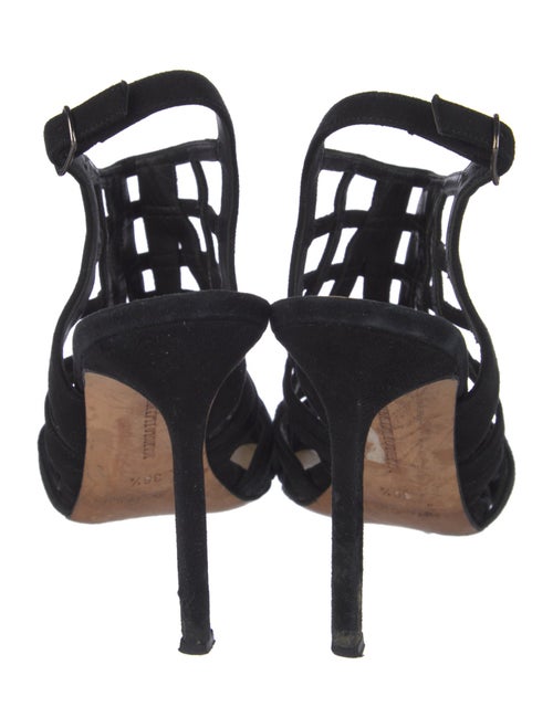 Manolo Blahnik Suede Slingback Pumps