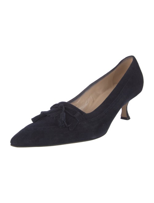 Manolo Blahnik Suede Pumps