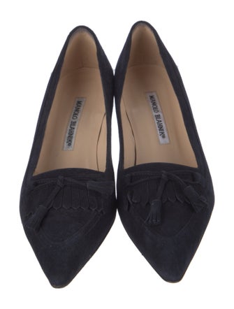Manolo Blahnik Suede Pumps