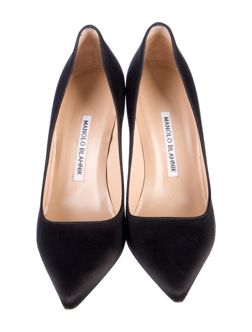 Manolo Blahnik Satin Pumps