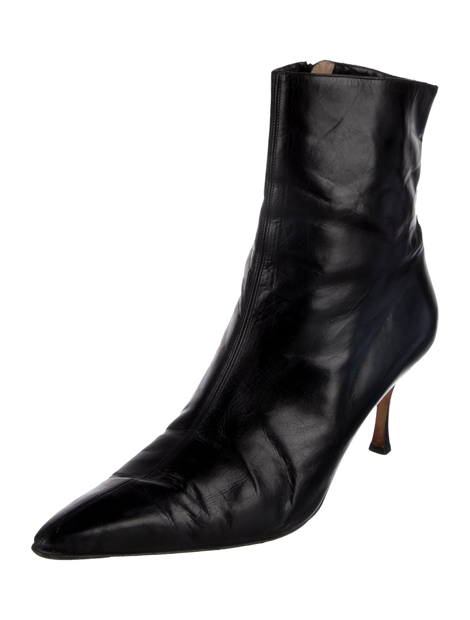 Manolo Blahnik Leather Boots