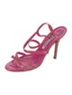 Manolo Blahnik Patent Leather Slingback Sandals