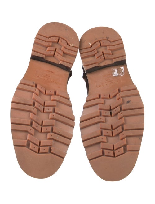 Manolo Blahnik Suede Lace-Up Boots