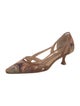 Manolo Blahnik Printed D'Orsay Pumps