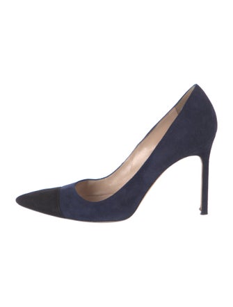 Manolo Blahnik Suede Pumps