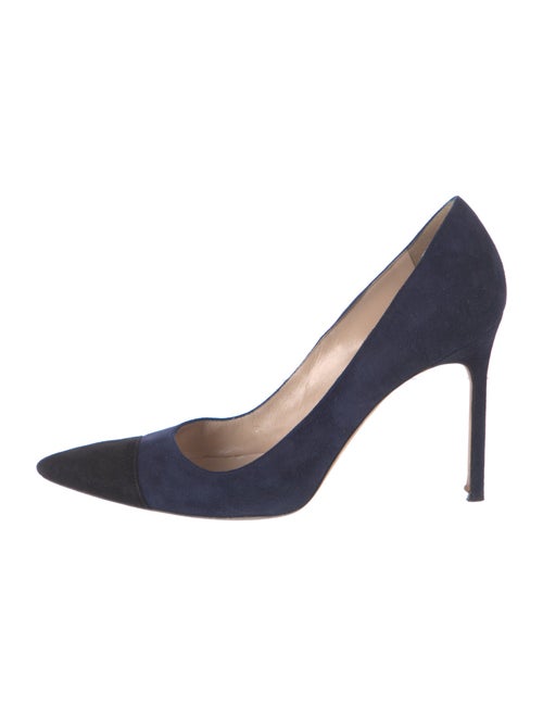 Manolo Blahnik Suede Pumps