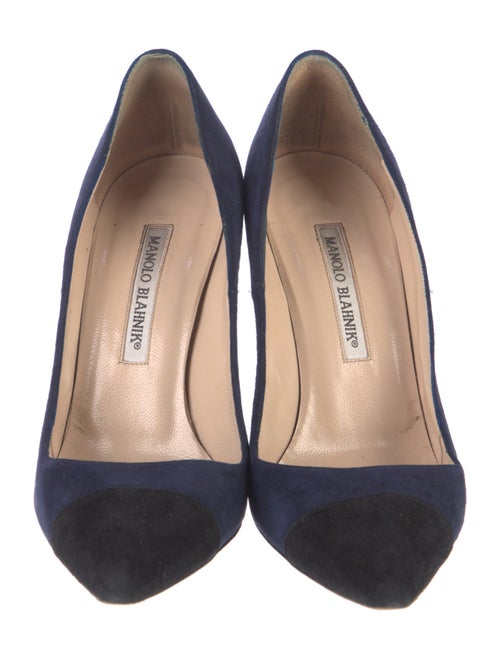 Manolo Blahnik Suede Pumps