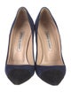 Manolo Blahnik Suede Pumps