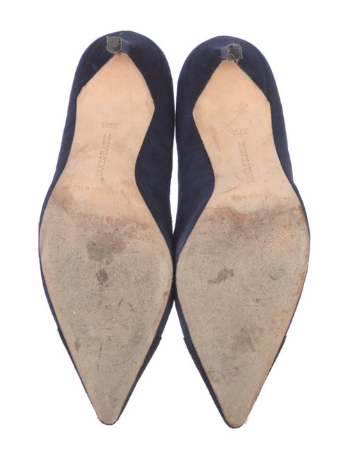 Manolo Blahnik Suede Pumps