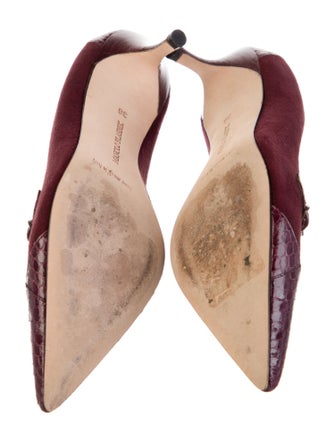 Manolo Blahnik Suede Pumps