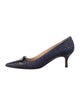 Manolo Blahnik Bow Accents Pumps