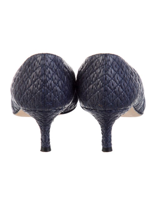 Manolo Blahnik Bow Accents Pumps