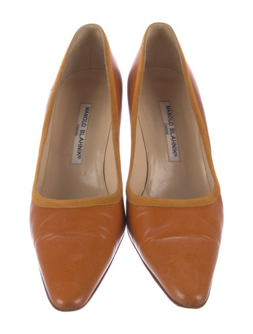 Manolo Blahnik Leather Pumps
