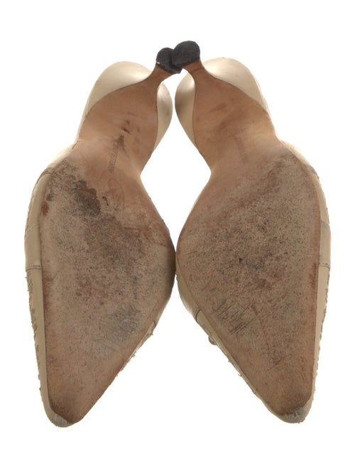 Manolo Blahnik Leather Mules