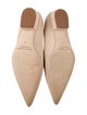 Manolo Blahnik Suede Crystal Embellishments Flats