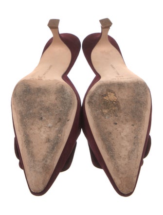 Manolo Blahnik Suede Mules