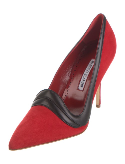 Manolo Blahnik Suede Pumps