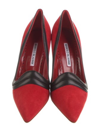 Manolo Blahnik Suede Pumps