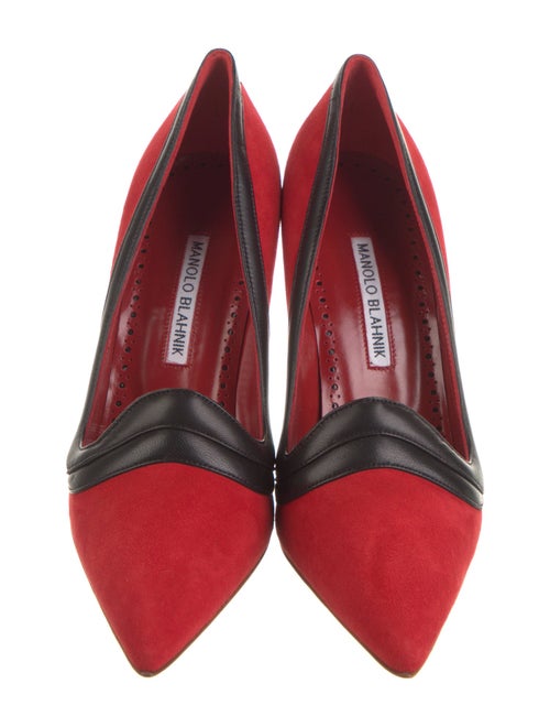 Manolo Blahnik Suede Pumps