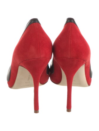 Manolo Blahnik Suede Pumps