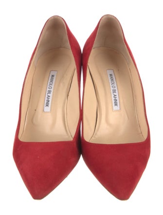 Manolo Blahnik Suede Pumps