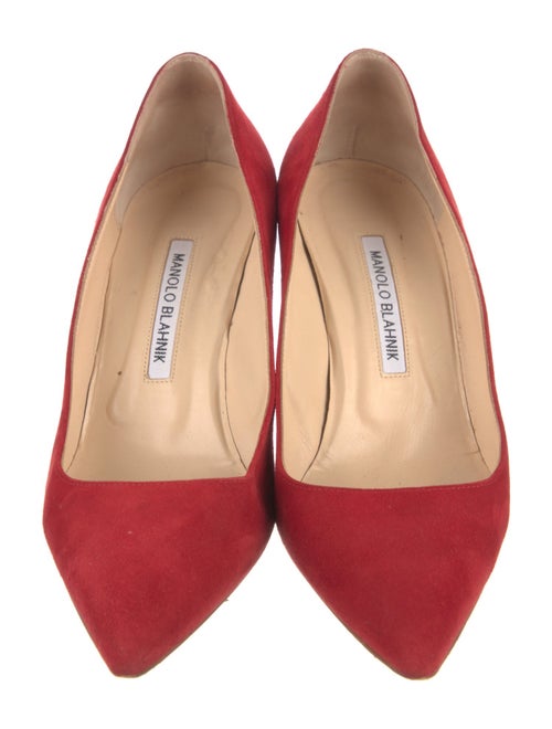 Manolo Blahnik Suede Pumps
