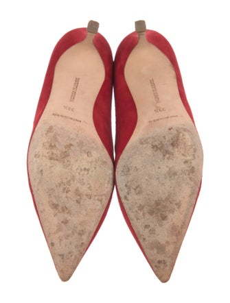 Manolo Blahnik Suede Pumps